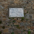 Plaque de la citadelle